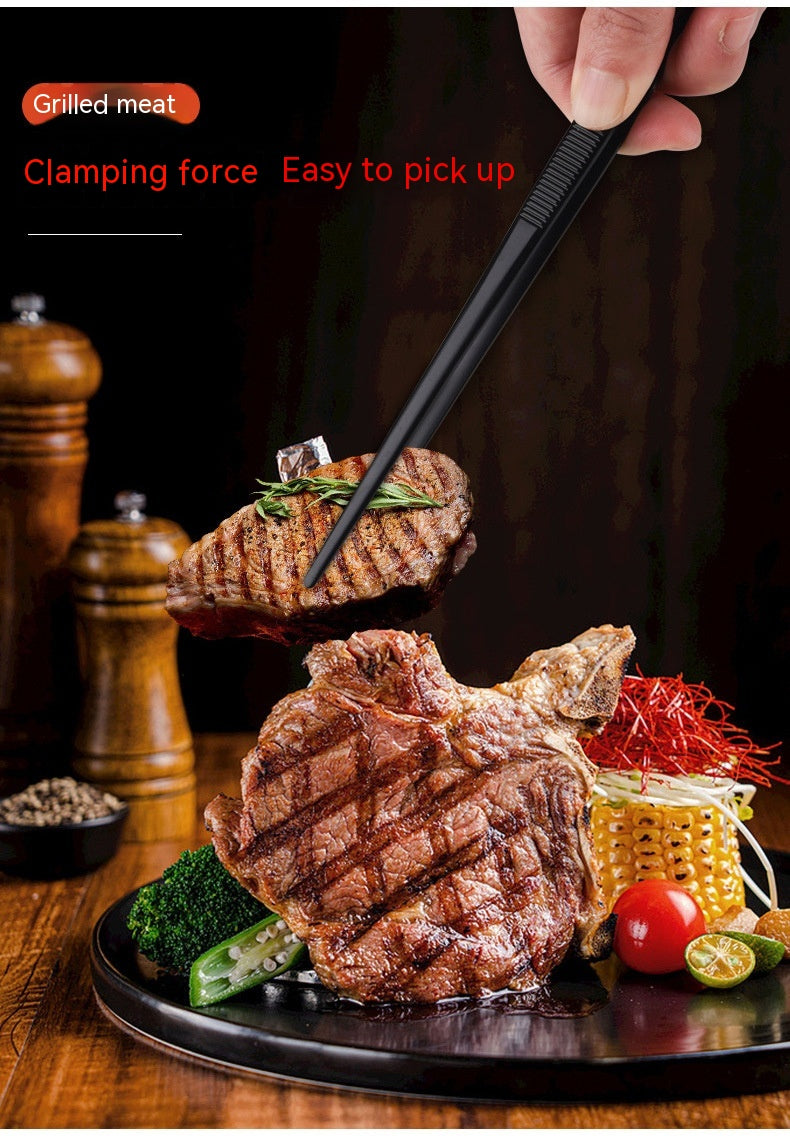 Stainless Steel Barbecue Tongs – Long‑Handle Anti‑Scald