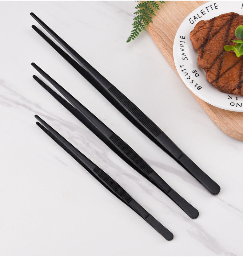 Stainless Steel Barbecue Tongs – Long‑Handle Anti‑Scald