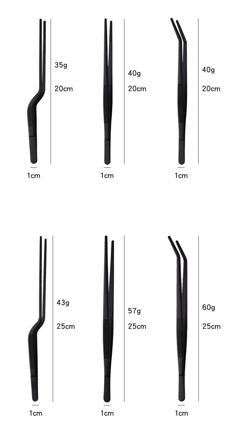 Stainless Steel Barbecue Tongs – Long‑Handle Anti‑Scald