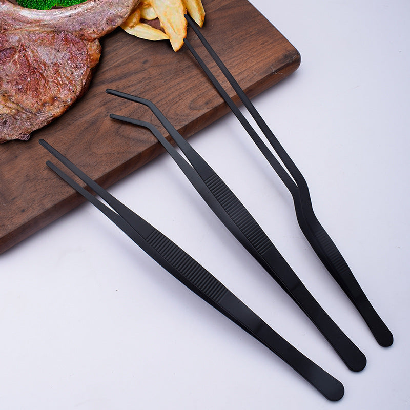 Stainless Steel Barbecue Tongs – Long‑Handle Anti‑Scald