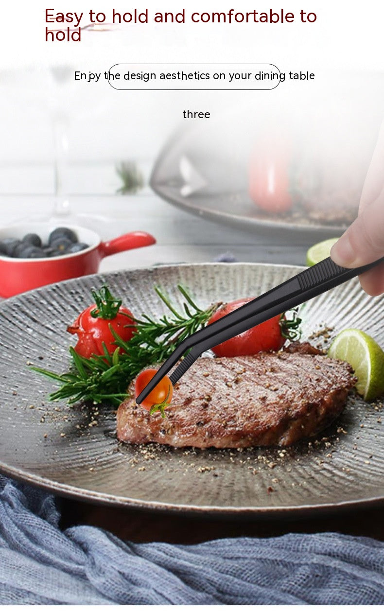 Stainless Steel Barbecue Tongs – Long‑Handle Anti‑Scald
