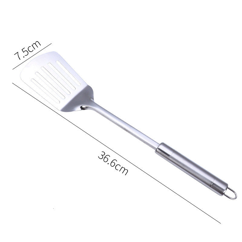 Stainless Steel Non‑Magnetic Kitchen Utensil – Spatula, Scoop, Spoon & Strainer Options