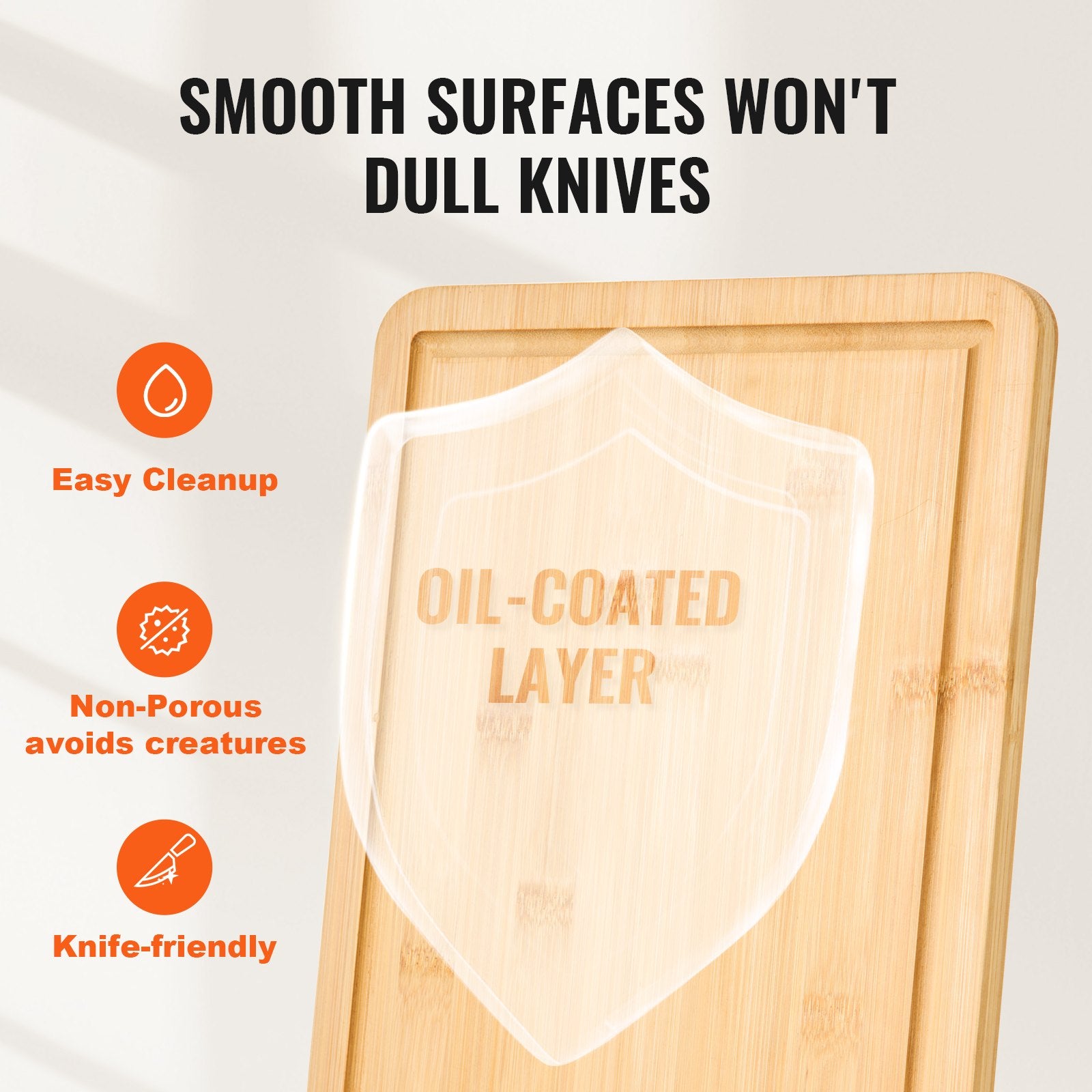 Bamboo Cutting Board – Premium Versatile Cut Board With Built‑In Handle