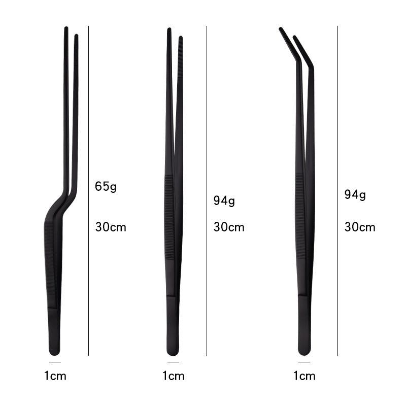 Stainless Steel Barbecue Tongs – Long‑Handle Anti‑Scald
