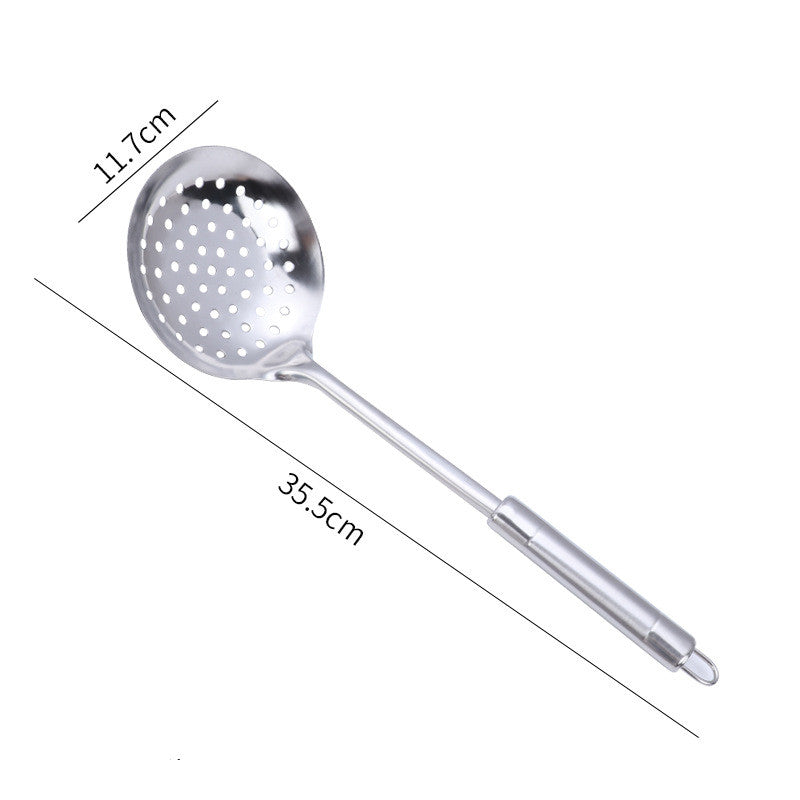 Stainless Steel Non‑Magnetic Kitchen Utensil – Spatula, Scoop, Spoon & Strainer Options