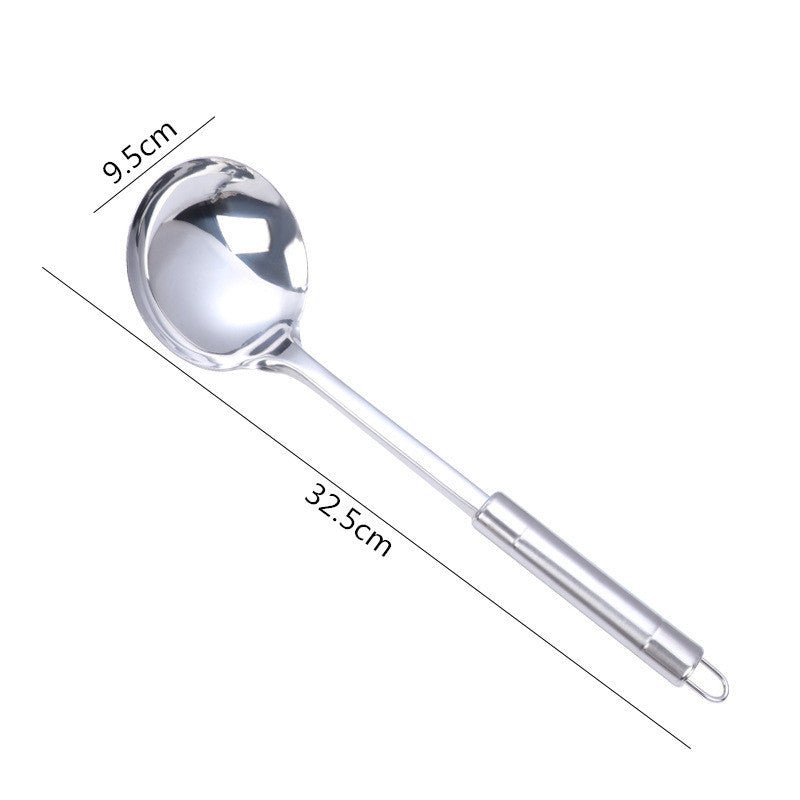 Stainless Steel Non‑Magnetic Kitchen Utensil – Spatula, Scoop, Spoon & Strainer Options
